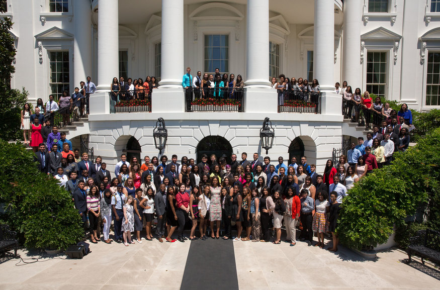 First Lady Michelle Obama, as part of her Reach Higher initiative